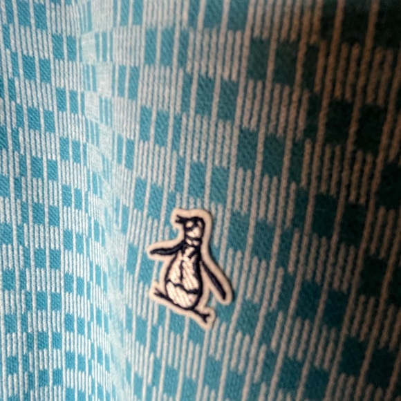 Original Penguin 100% Cotton Short Sleeve Knitted Polo w/Jacquard Front Panel - Picture 9 of 16